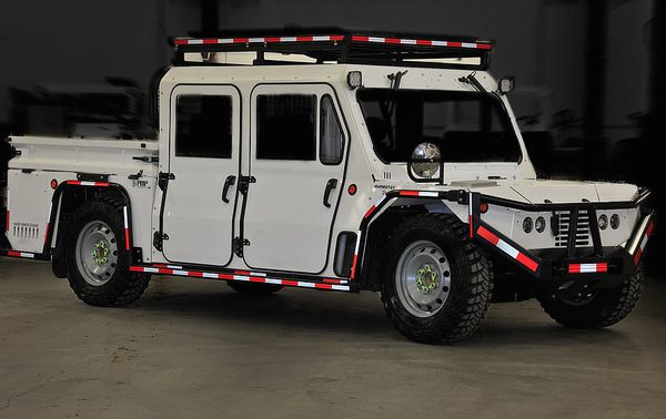 The Marmot electric vehicle, designed for underground hardrock mining