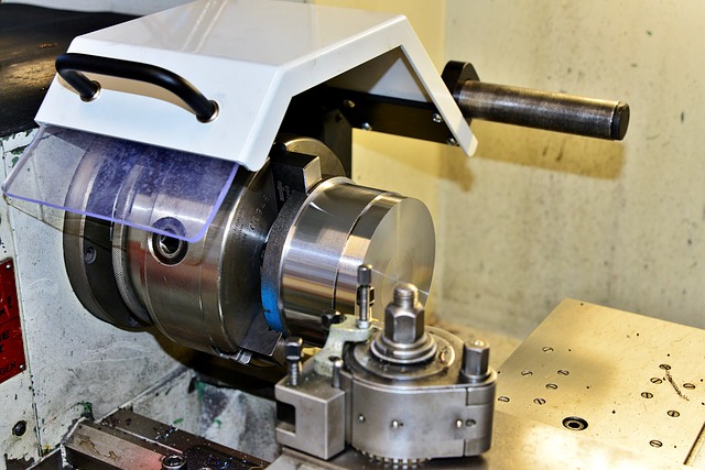 lathe with guard